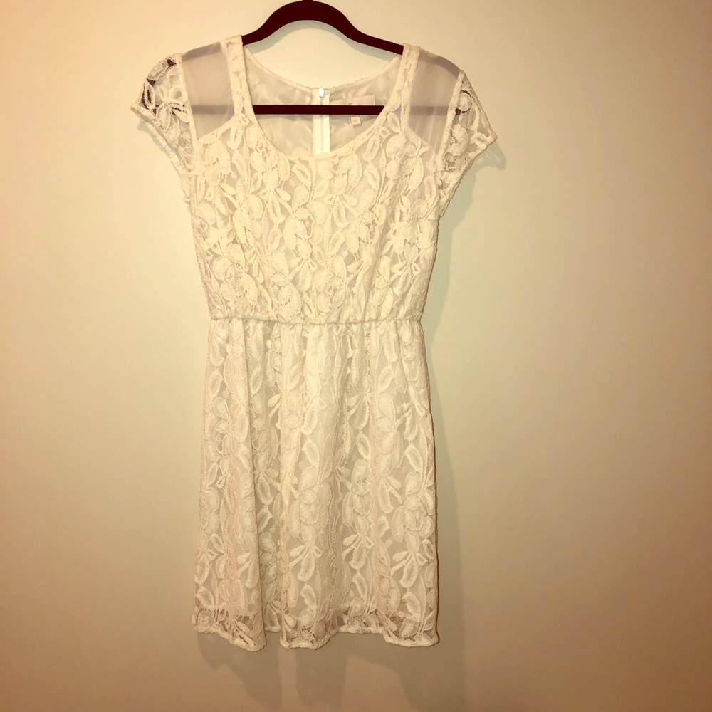 Off white lace dress